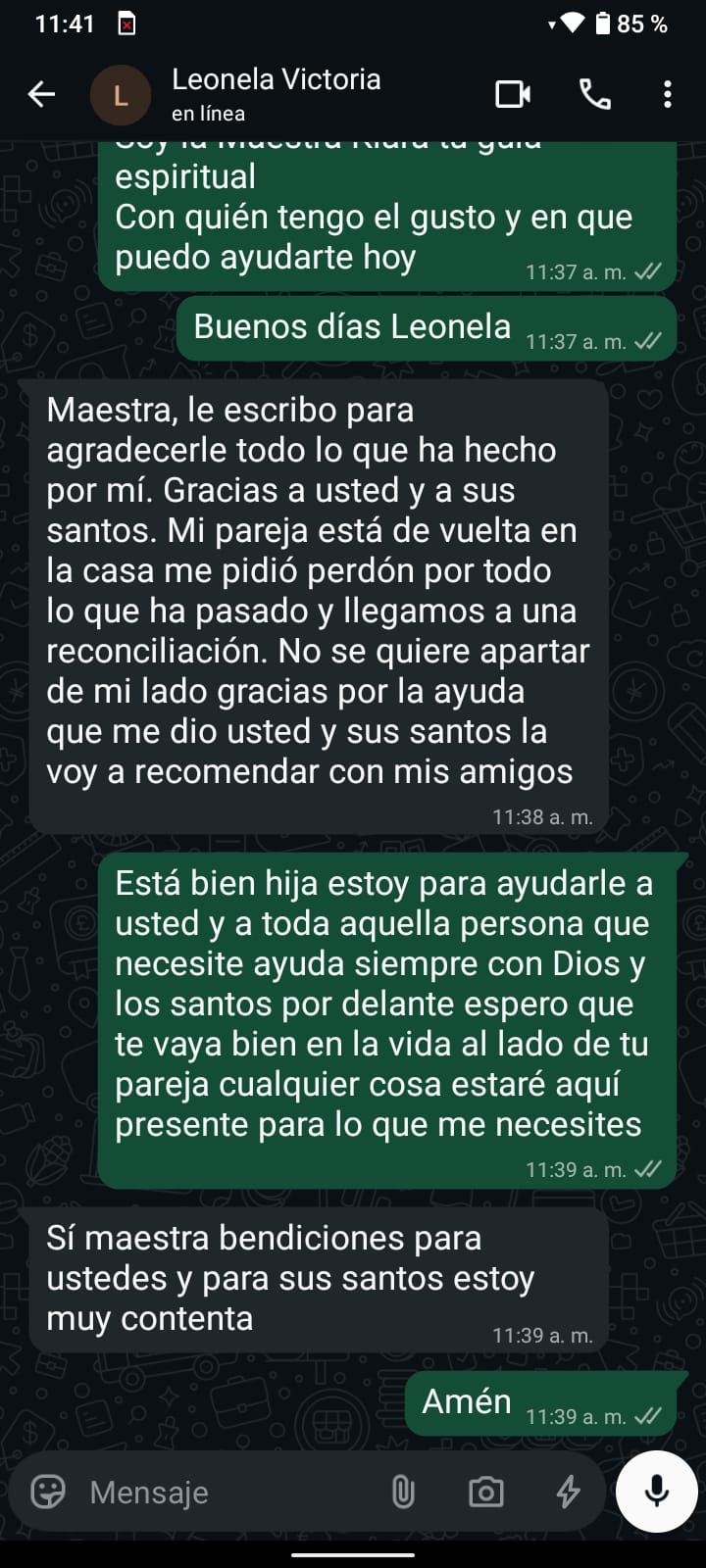 Testimonio